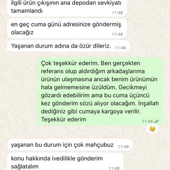 Kargo Gecikmesi Ve Sözlerin Tutulmaması Nedeniyle İade Talebi