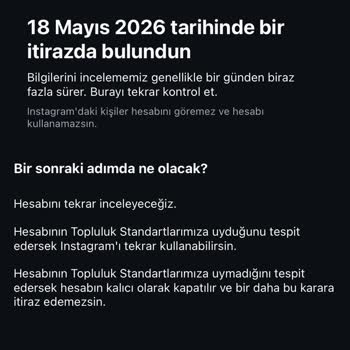 Hesaplarım Açıklama Olmadan Askıya Alındı Ve Geri Dönüş Yok