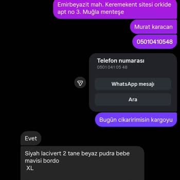Yanlış Beden, Renk Ve Kalitesiz Ürünler İçin Tam İade Talebi