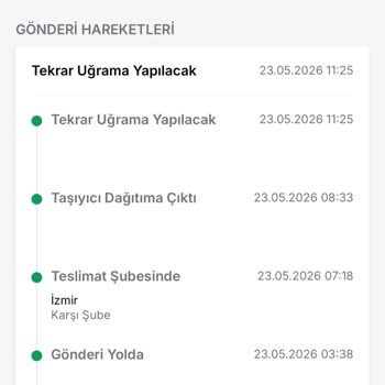 Kargo Teslim Edilmedi, Şubeden Alınamıyor Ve Teslimat Pazartesiye Ertelendi