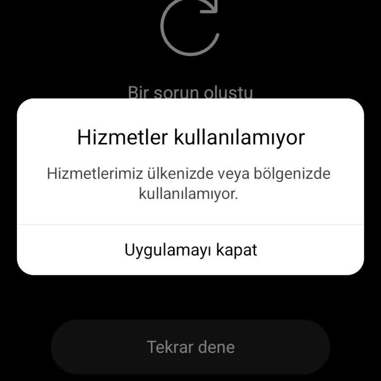 TikTok Uygulamasına Ülke Kısıtlaması Nedeniyle Erişilemiyor