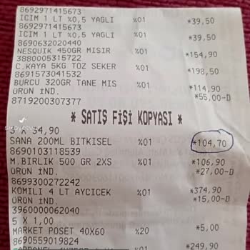 Çetinkaya Mersin Merkez Şubede Kasa Hatası!