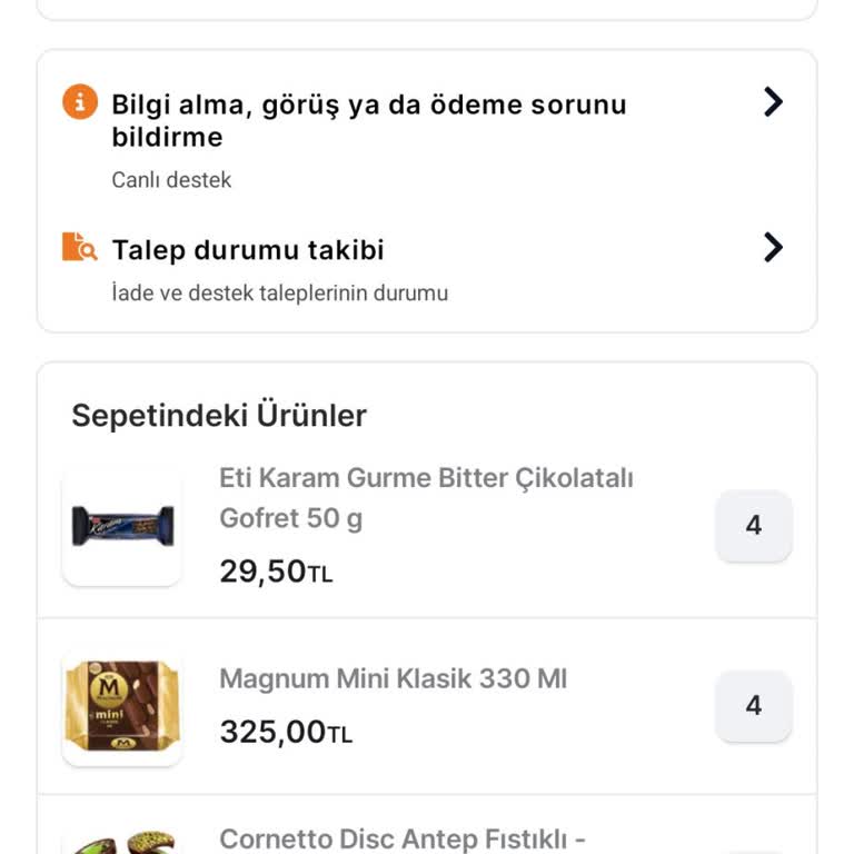Migros Sanal Market'te Siparişim Stokta Yok Deyip İptal Edildi, Şimdi Stokta
