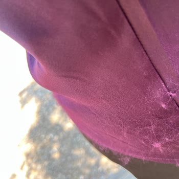 Koton Mor Saten Bluzda Hızlı Tüylenme Ve Deformasyon
