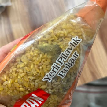 BİM mağazasında bulgur paketinde yabancı madde tespiti