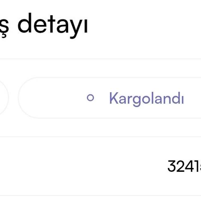 Kargolandı Görüntüsü Verilirken Takip Numarası Ve Bilgileri Eksik