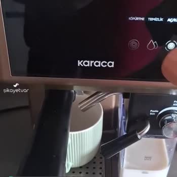 Karaca S10 Kahve Makinesi - Yeni Gelen Cihazda İlk Kullanımda Sorun