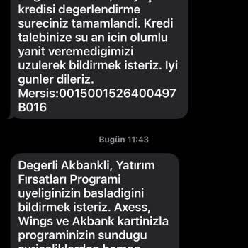 0,99% Faizli Yeni Müşteri Kampanyasında Açıklamasız Olumsuz Kredi Değerlendirmesi