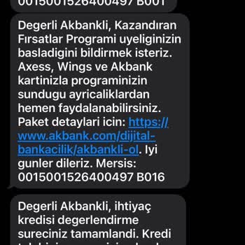 0,99% Faizli Yeni Müşteri Kampanyasında Açıklamasız Olumsuz Kredi Değerlendirmesi