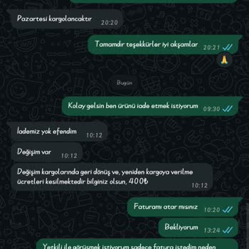 Yanıltıcı Ürün Görselleri, Faturasız Satış Ve İade Ücreti Talebi