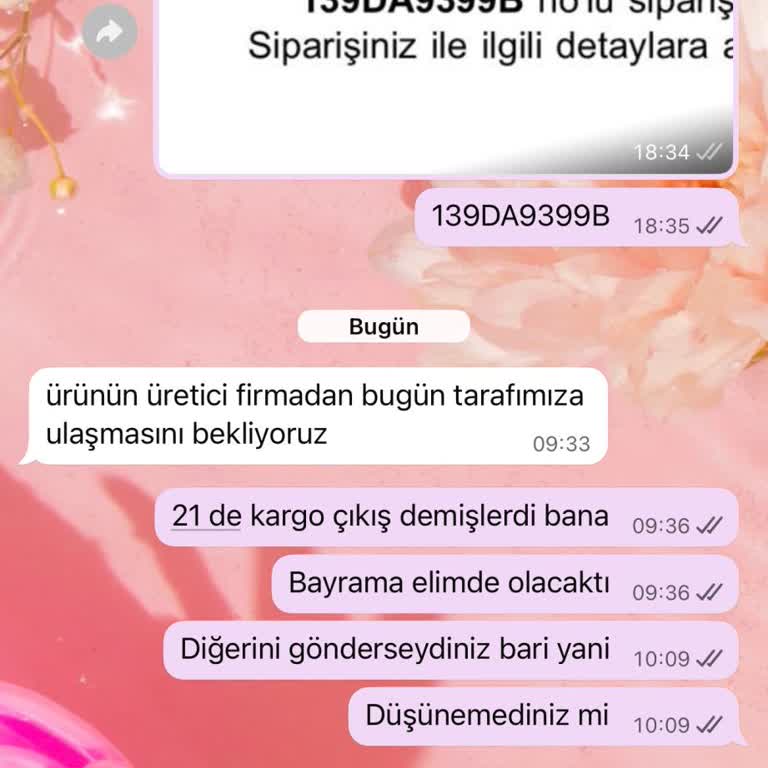 Zamanında Gönderim Yapmayan Butik Ve Ekstra Kargo Ücreti Talebi