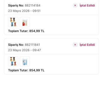 Migros Sanal Market Siparişim Açıklama Olmadan İptal Edildi