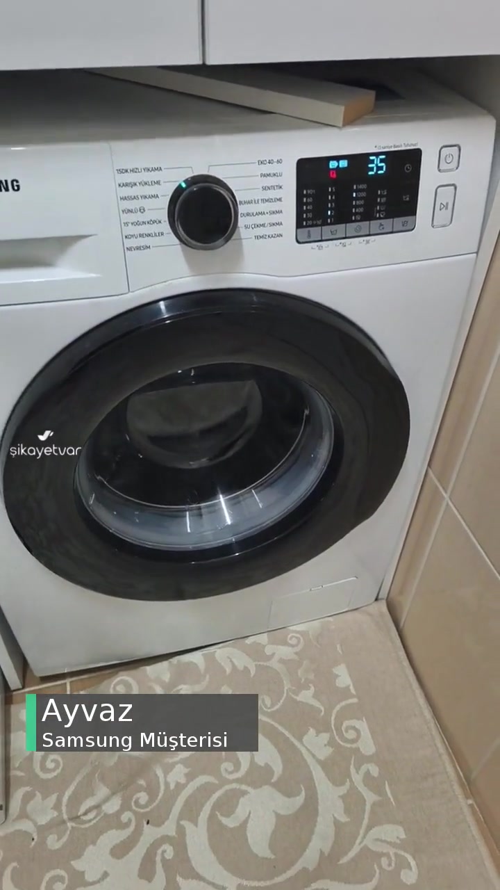 WW11BGA046AEAH Samsung Çamaşır Makinesi Hüsranı! videonun kapak resmi