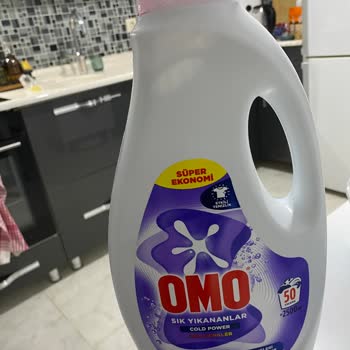 OMO Sık Yıkananlar Cold Power Şişenin Dibinde Kıl Benzeri Yabancı Maddeler