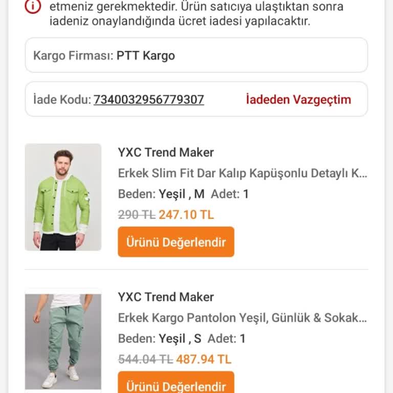 Gömlek İadesi Kredi Kartına Yatmadı, Eksik Ücretin Hemen Geri Ödenmesini Talep Ediyorum