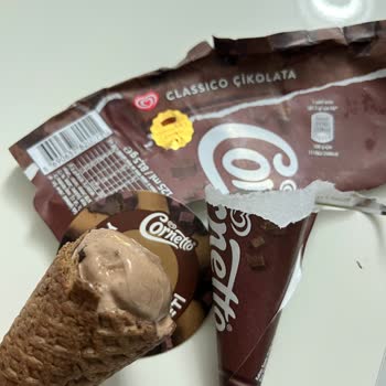 Algida-Cornetto Dondurmasında Yabancı Madde/Kıl Bulunması