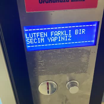 Macgal Otomat Hastane Koridorundaki Otomatların Ürün Vermemesi Ve Yanıltıcı Seçimler