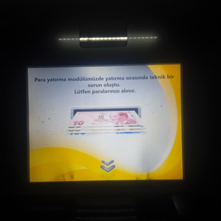 ATM’de Para Yatırma İşlemi Gerçekleşmedi Ve Para Bloke Oldu