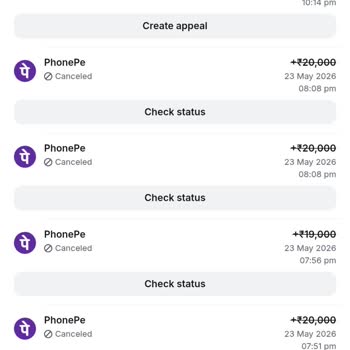 1win Cancelled My ₹20,000 PhonePe Deposits Without Refund or Credit