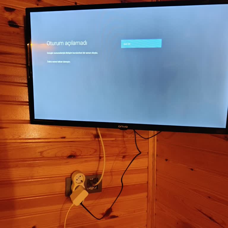 Onvo OV6001H Model TV’de Google Play Store’a Giriş Sağlanamıyor