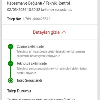 Vodafone Yanlış Hat Ve Teklifin Uygulanmaması Nedeniyle Operatör Değişikliği