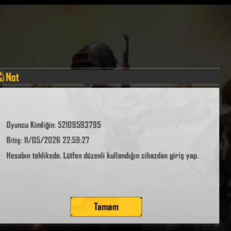 Redmi 13 Pro Cihazımdan PUBG Mobil Hesaplarının Haksız Banları
