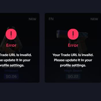 Case Hug’ta Trade URL Hatası Ve Skin Gönderimi Sorunu