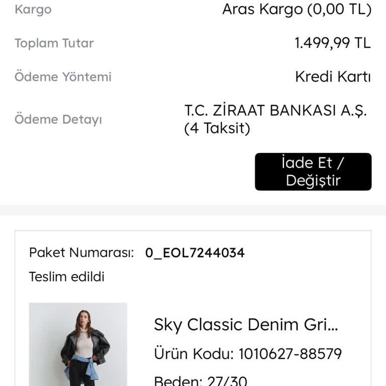 Mavi Jean'de Renk Atması Ve Paça Dönmesi Üretim Hatası İddiası Ve Kullanıcı Hatası Reddi