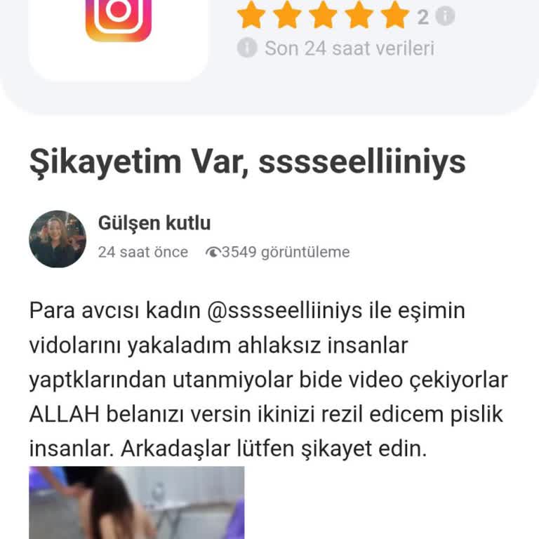 Adımı Kullanarak Paylaşılan İftira Ve +18 Video Şikayeti