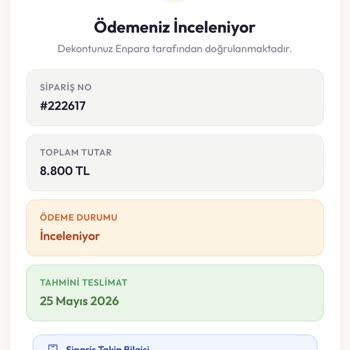 Eda Bebe Alışveriş Ödeme Yapıldı Ürün Gönderilmedi Ve İade Bekleniyor