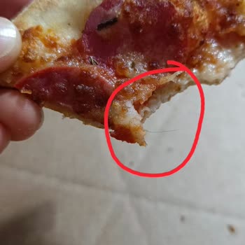Kıl Çıkan Pizza Ve Geri Dönüşsüz Şikayetler Nedeniyle İade Talebi