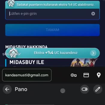 Midasbuy 100 UC'lik Kazandirio Kodunu Kullanamıyorum!