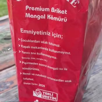 A101 Grill Time Mangal Kömürü Kalitesizliği!