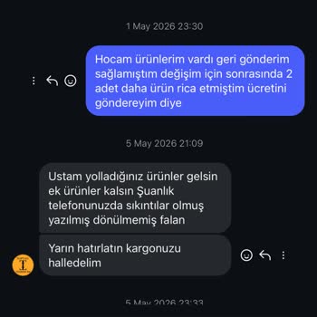 Toptantesbihcim.com Ne Ürünlerim Geri Gönderildi Ne De Tarafıma Herhangi Bir Bilgilendirme Yapıldı