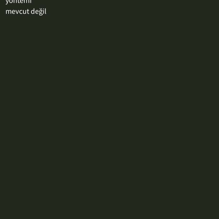 Para Çekme İşlemi Engellendi Ve Ödeme Yöntemi Görünmüyor