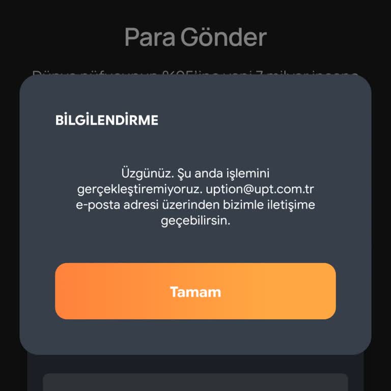 Uption Şikayeti