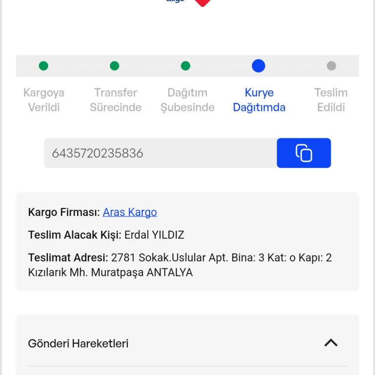 Aras Kargo Gecikmeli Teslimat Ve Kapı Teslimatı İhmalinden Mağduriyet