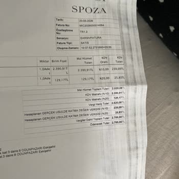 Göğüs Ölçüsü Yanlış Verildiği İçin Ürün Küçük Ve İade Talebi