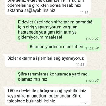 PTT Yardım Ödemesi İçin E-Devlet Girişinde Kaydınız Yok Hatası