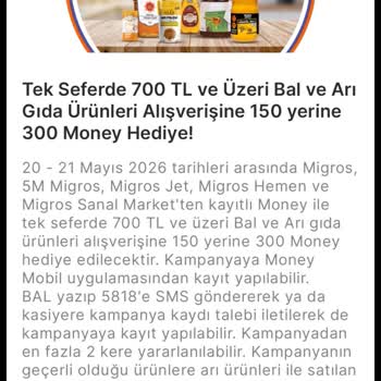 Sipariş Kapatılması Ve Kampanya Money’sinin Verilmemesi