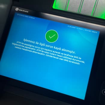 ATM’de Para Sıkışması Ve Kayıp Tutar İşletmemi Mağdur Etti