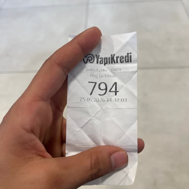 Şube Sıra Numarasına Rağmen İşlemlerim Öncelik Almadı Ve Ayrımcılık Yaşadım