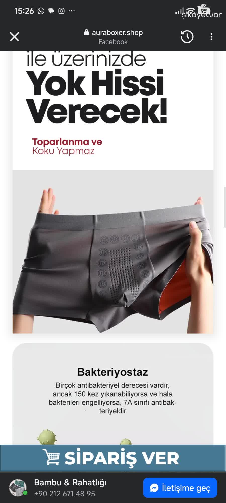ithalaksesuar.online Yanlış Ürün Ve Beden Gönderimi Nedeniyle Tam