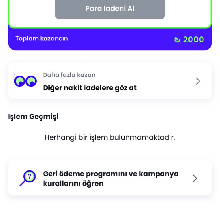 Banabak'ta 2.000 TL Kazancım Ödenmiyor, Destek Yanıt Vermiyor