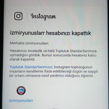 Yanlış Kimlik Doğrulaması Nedeniyle Instagram Hesabım Kalıcı Olarak Kapatıldı