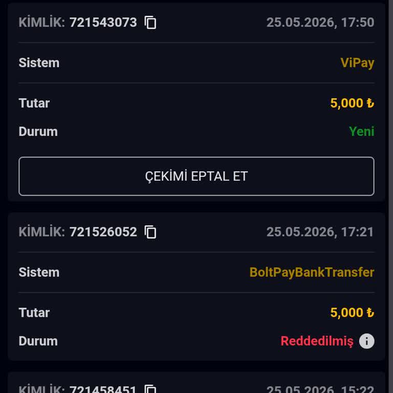 Mobilcasino'da 5.000 TL Çekim Talebi Sürekli Reddedildi, Açıklama Ve Ödeme İsteniyor