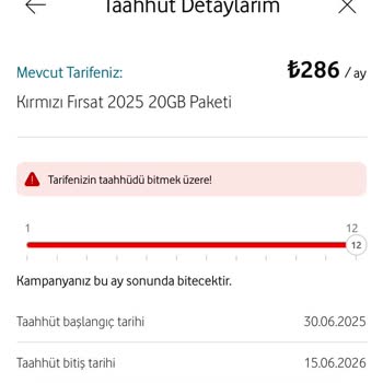 Vodafone’da Kırmızı Fırsat Tarifi İçin Yüksek Yenileme Ücreti