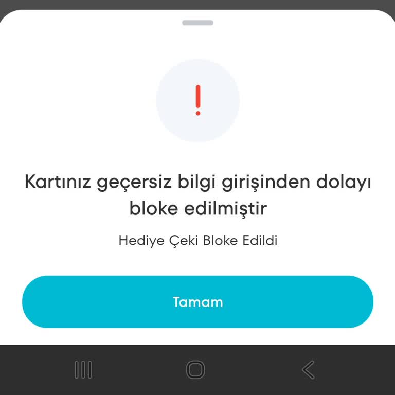 A101 Hediye Çekinizin Blokajı Ve Yanıt Gelmemesi