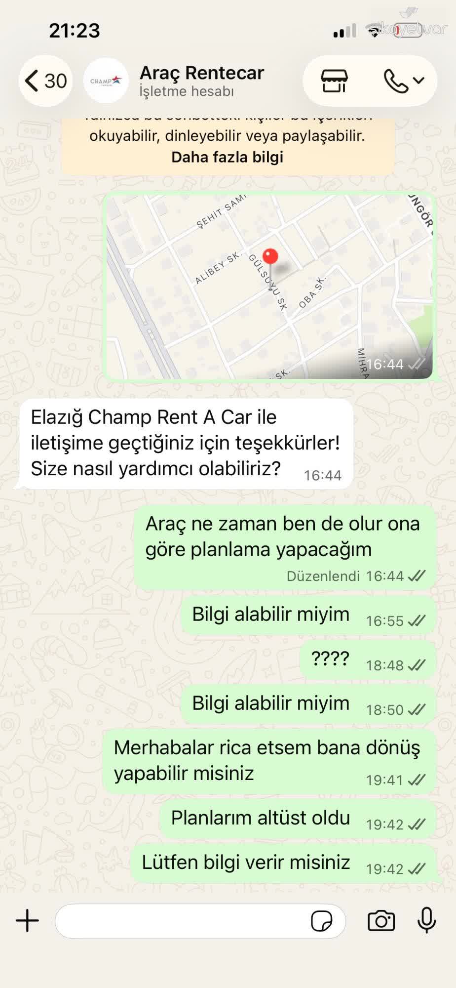 Enuygun.com Araç Teslim Edilmedi, Bayramda Araçsız Bırakıldım