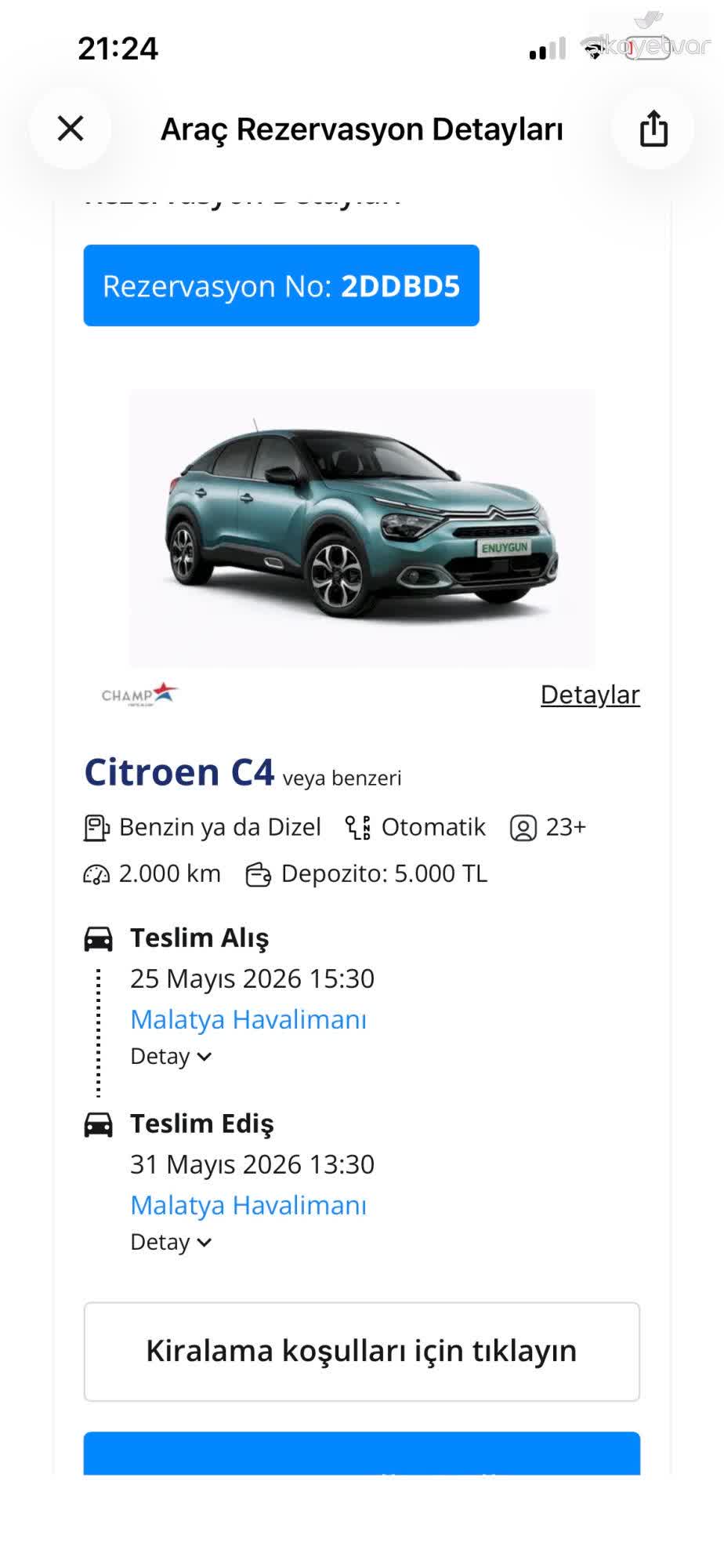Enuygun.com Araç Teslim Edilmedi, Bayramda Araçsız Bırakıldım